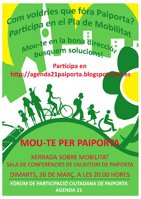 Més informació sobre l'article Xerrada sobre mobilitat a Paiporta