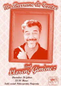Més informació sobre l'article Sessió de contacontes a càrrec de Llorenç Gimenez