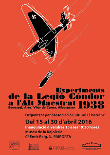 Més informació sobre l'article – Exposició “ Experiments de la Legió Còndor a l’Alt Maestrat 1938, Benassal, Ares, Vilar de Canes i Albocàsser