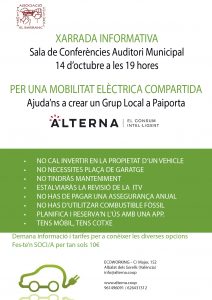 Més informació sobre l'article PER UNA MOBILITAT ELÈCTRICA COMPARTIDA