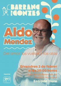 Més informació sobre l'article Sessió de narració oral amb Aldo Mendez: “Del amor, los vuelos y las alas”