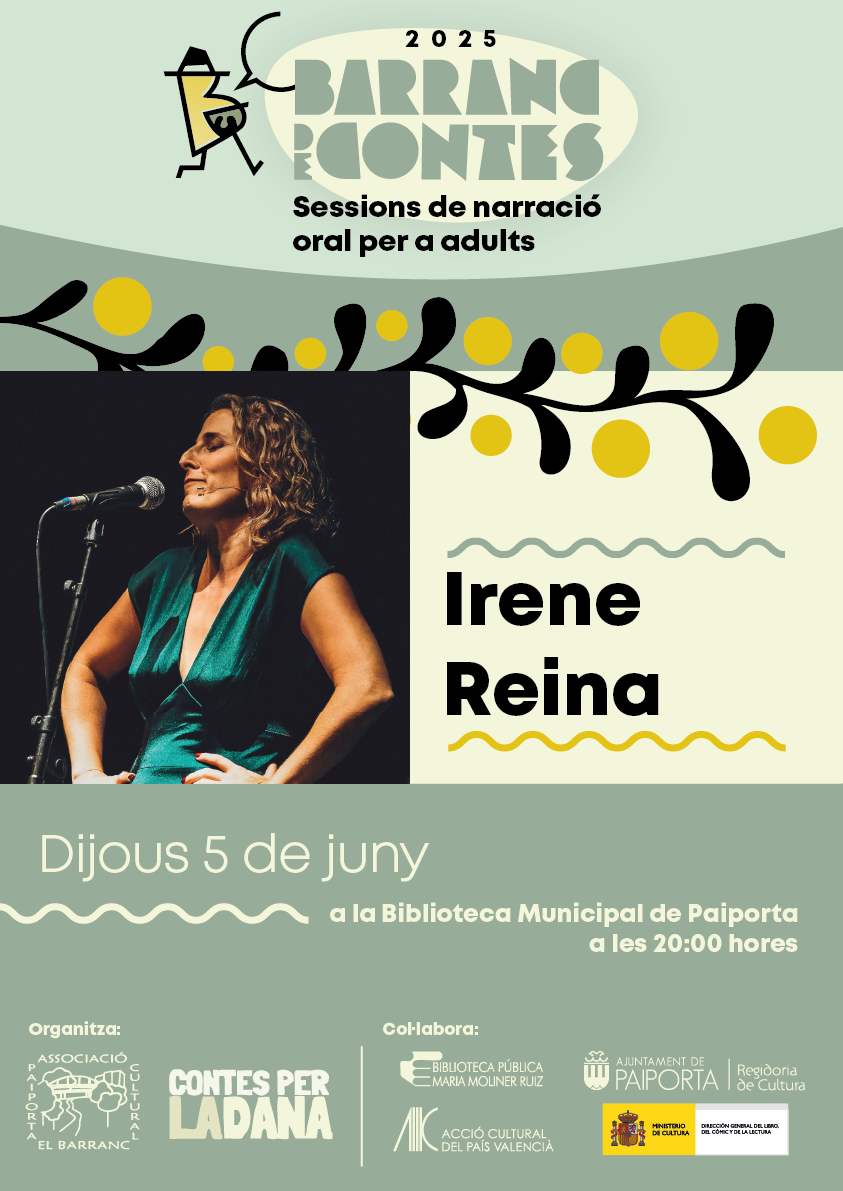 Més informació sobre l'article Un barranc de contes 2025. Irene Reina